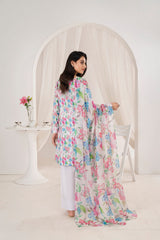 Feathers Unstitched 3 Piece Digital Printed Lawn Summer Suit-ZESTON-FT704