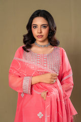 Midway Arts Stitched 3 Piece Formals Collection'2026-embroidered-chiffon-gharara-suit-3-pcs