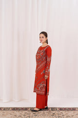 Feathers Unstitched Winter Arrivals Suit-FLAYNE-FT560