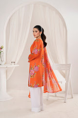 Feathers Unstitched 3 Piece Digital Printed Lawn Summer Suit-KALORIX-FT707