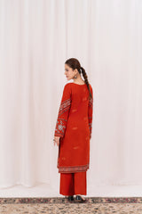 Feathers Unstitched Winter Arrivals Suit-FLAYNE-FT560