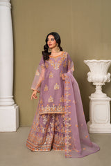 Midway Arts Stitched 3 Piece Formals Collection'2026-lavender-blossom