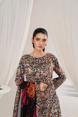 Feathers Unstitched 3 Piece Digital Printed Lawn Summer Suit-PALESTO-FT715