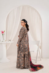 Feathers Unstitched 3 Piece Digital Printed Lawn Summer Suit-PALESTO-FT715