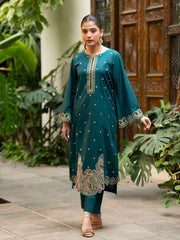 Tng By MD Stitched Bahar Collection-Zamrud (Teal)