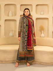 TNG By MD Ikat Dot Odhni White