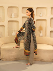 TNG By MD Ikat Dot | Pure Lawn | 2 Piece | Black