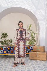 Saqafat By Abeera Exclusive Stitched Poly Lawn Suit-SQ-14