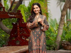 Tng By Md Stitched Baag Collection-Miraas | 2 Piece | Printed | Olive