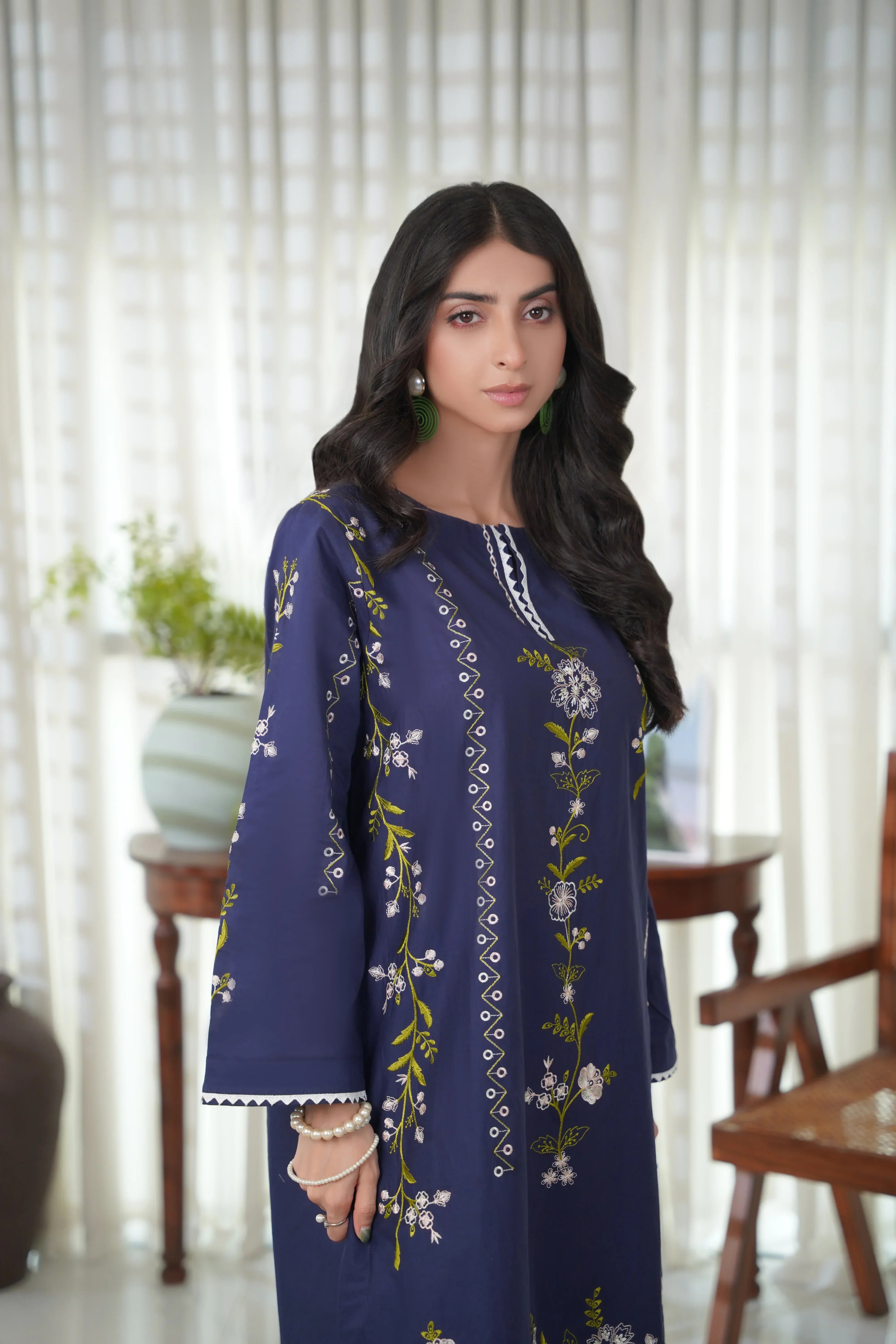 Dhaga Stitched 2 Piece Cotton Summer Collection'2025-Aira