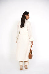 Arha Eman Stitched Winter Suit-Pearl Dust – 2 piece Coord Ready to Wear