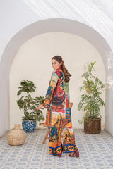 Saqafat By Abeera Exclusive Stitched Poly Lawn Suit-SQ-11
