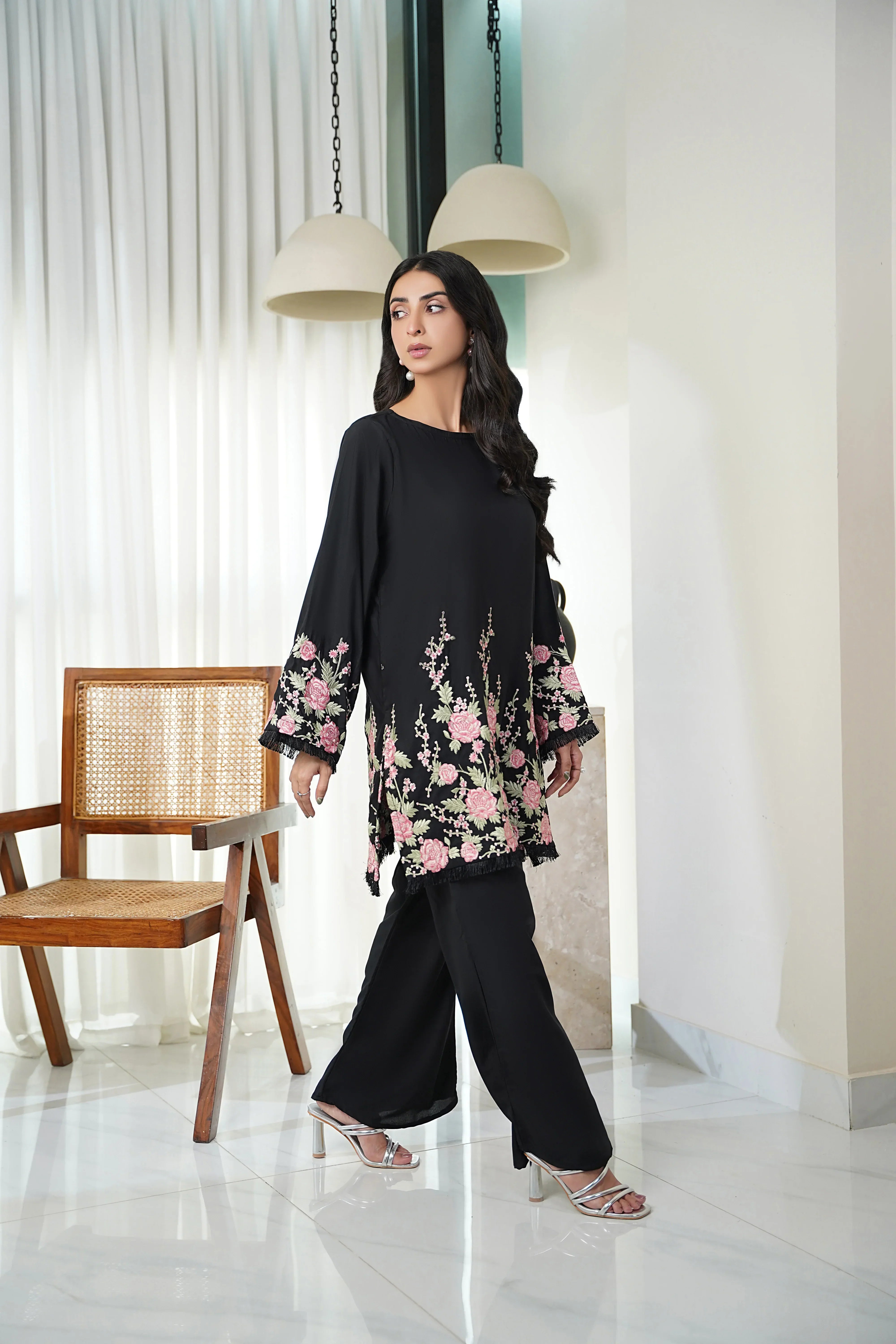 Dhaga Stitched 2 Piece Lawn Collection'2025-Drizzling Glimmer