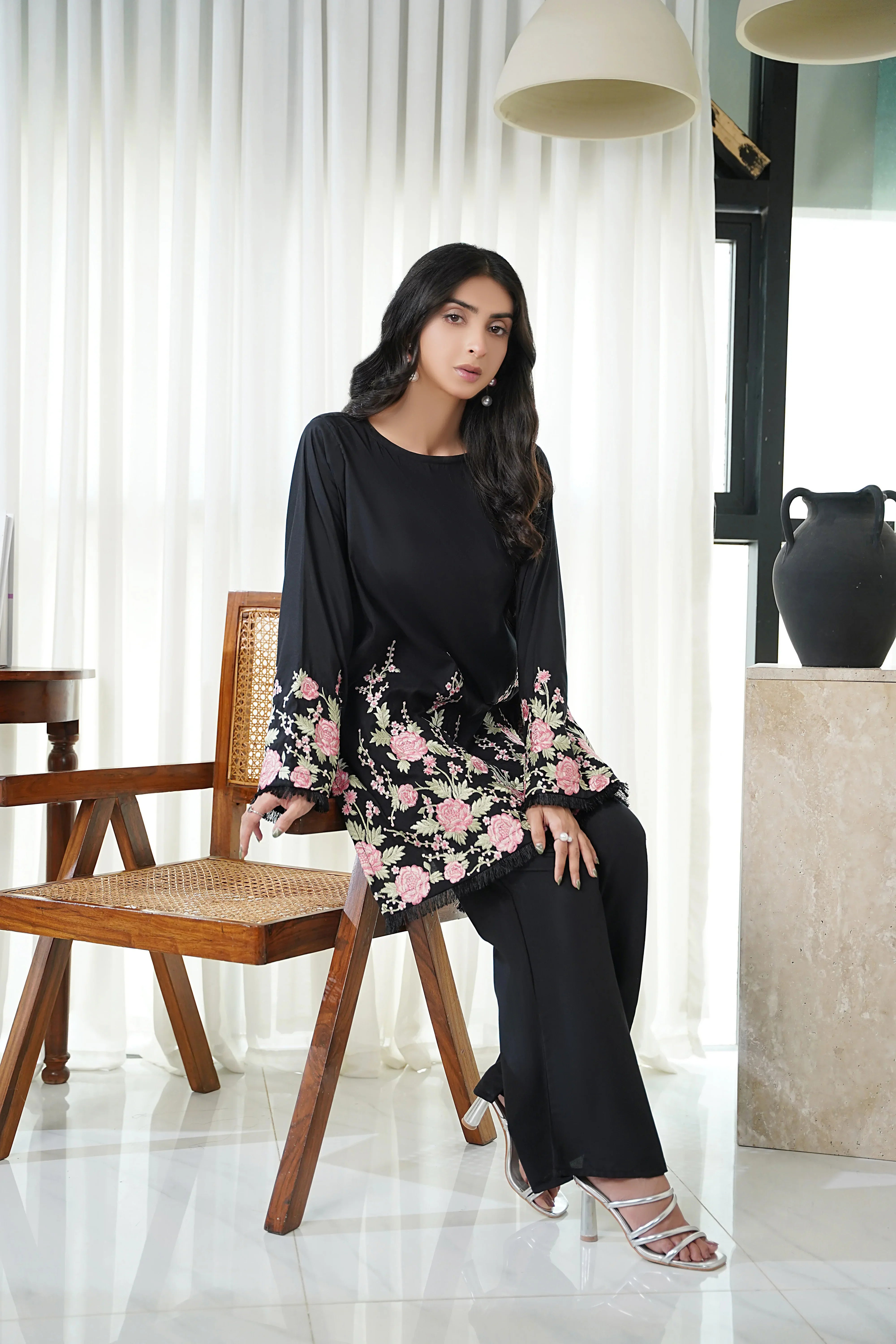 Dhaga Stitched 2 Piece Lawn Collection'2025-Drizzling Glimmer