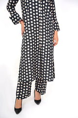 Arha Eman Stitched Winter Suit-Polka Muse â€“ 2 Piece Coord Ready To Wear