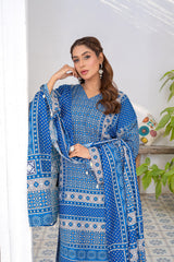 Saqafat By Abeera Exclusive Stitched Poly Lawn Suit-SQ-06