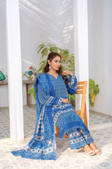 Saqafat By Abeera Exclusive Stitched Poly Lawn Suit-SQ-06