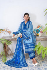 Saqafat By Abeera Exclusive Stitched Poly Lawn Suit-SQ-05