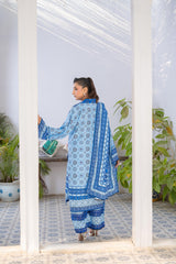 Saqafat By Abeera Exclusive Stitched Poly Lawn Suit-SQ-05