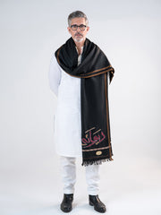 Tng By Md-Deewana Shawl | Embroidered | Black