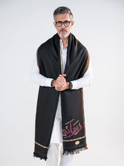 Tng By Md-Deewana Shawl | Embroidered | Black
