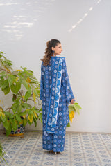 Saqafat By Abeera Exclusive Stitched Poly Lawn Suit-SQ-04