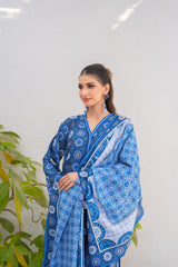 Saqafat By Abeera Exclusive Stitched Poly Lawn Suit-SQ-04