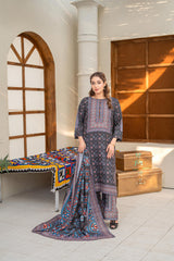 Saqafat By Abeera Exclusive Stitched Poly Lawn Suit-SQ-01