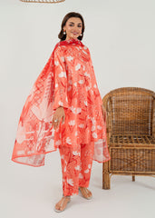 Meerak Stitched 3 Piece Blended Silk Suit-Virelia