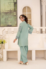 Sada Bahar By Abeera Stitched 2 Piece Emb Premium Cotton Suit-SB-02