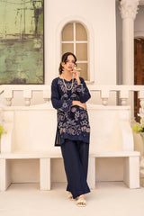 Sada Bahar By Abeera Stitched 2 Piece Emb Premium Cotton Suit-SB-04