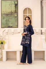Sada Bahar By Abeera Stitched 2 Piece Emb Premium Cotton Suit-SB-04