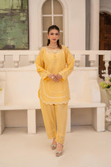 Sada Bahar By Abeera Stitched 2 Piece Emb Premium Cotton Suit-SB-06