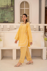 Sada Bahar By Abeera Stitched 2 Piece Emb Premium Cotton Suit-SB-06