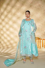 Arha Eman Stitched Formals Suit-Gul-e-Ferozi