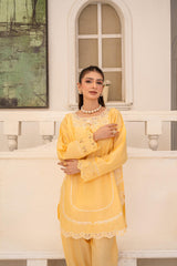 Sada Bahar By Abeera Stitched 2 Piece Emb Premium Cotton Suit-SB-06