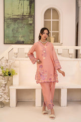 Sada Bahar By Abeera Stitched 2 Piece Emb Premium Cotton Collection'2025-SB-07