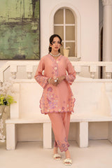 Sada Bahar By Abeera Stitched 2 Piece Emb Premium Cotton Collection'2025-SB-07