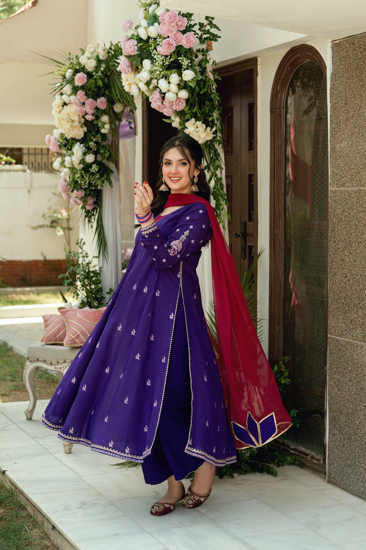 Baat Pakki Omal by Komal Stitched 3 Piece Dobby Collection'2025-Malaika