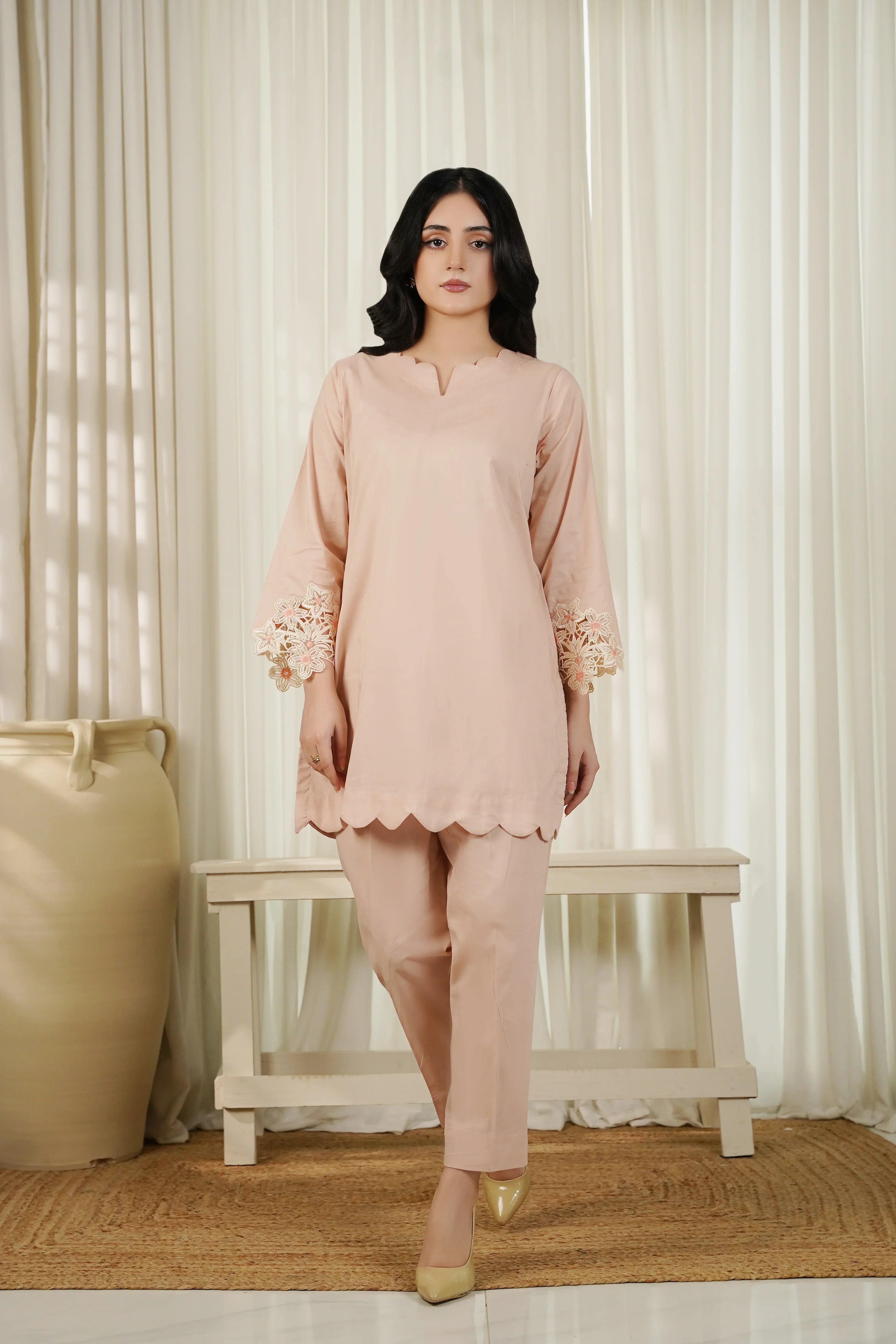 Dhaga Stitched 2 Piece Cotton Summer Collection'2025-Elin