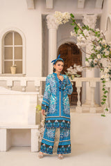 Zar E Gul By Abeera Stitched 2 Piece Poly Lawn Suit-ZG-02