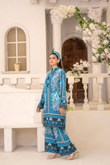 Zar E Gul By Abeera Stitched 2 Piece Poly Lawn Collection'2025-ZG-02