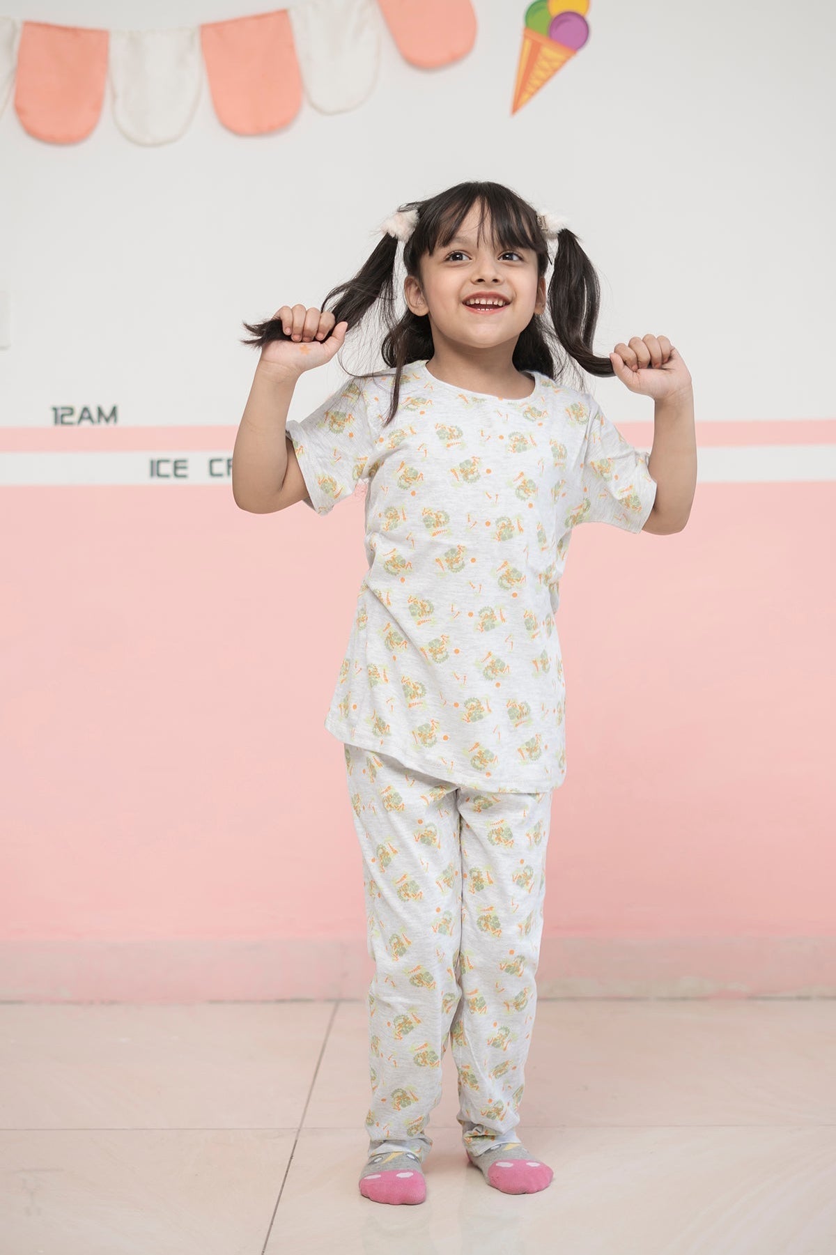Trees Pattern Kids Pajamas - Kids Pajamas