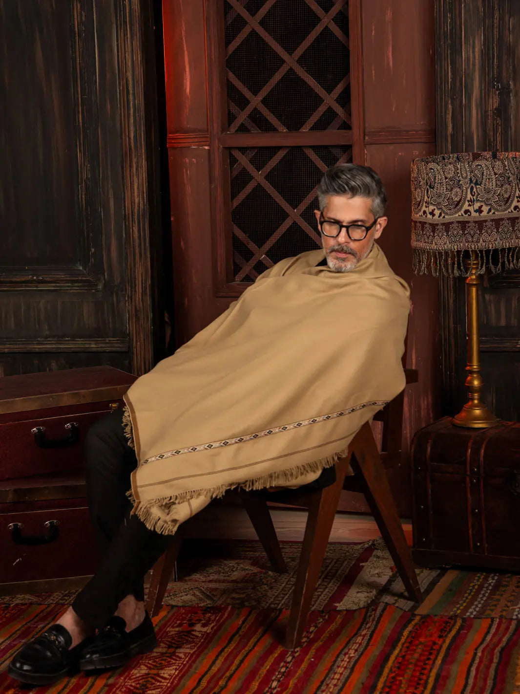 Deewana Shawl | Camel TNG by MD