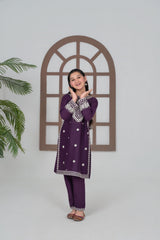 Khayat Stitched Co Ords Summer Lawn Cotton Suit-Elara