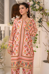 Zar E Gul By Abeera Stitched 2 Piece Poly Lawn Collection'2025-ZG-04