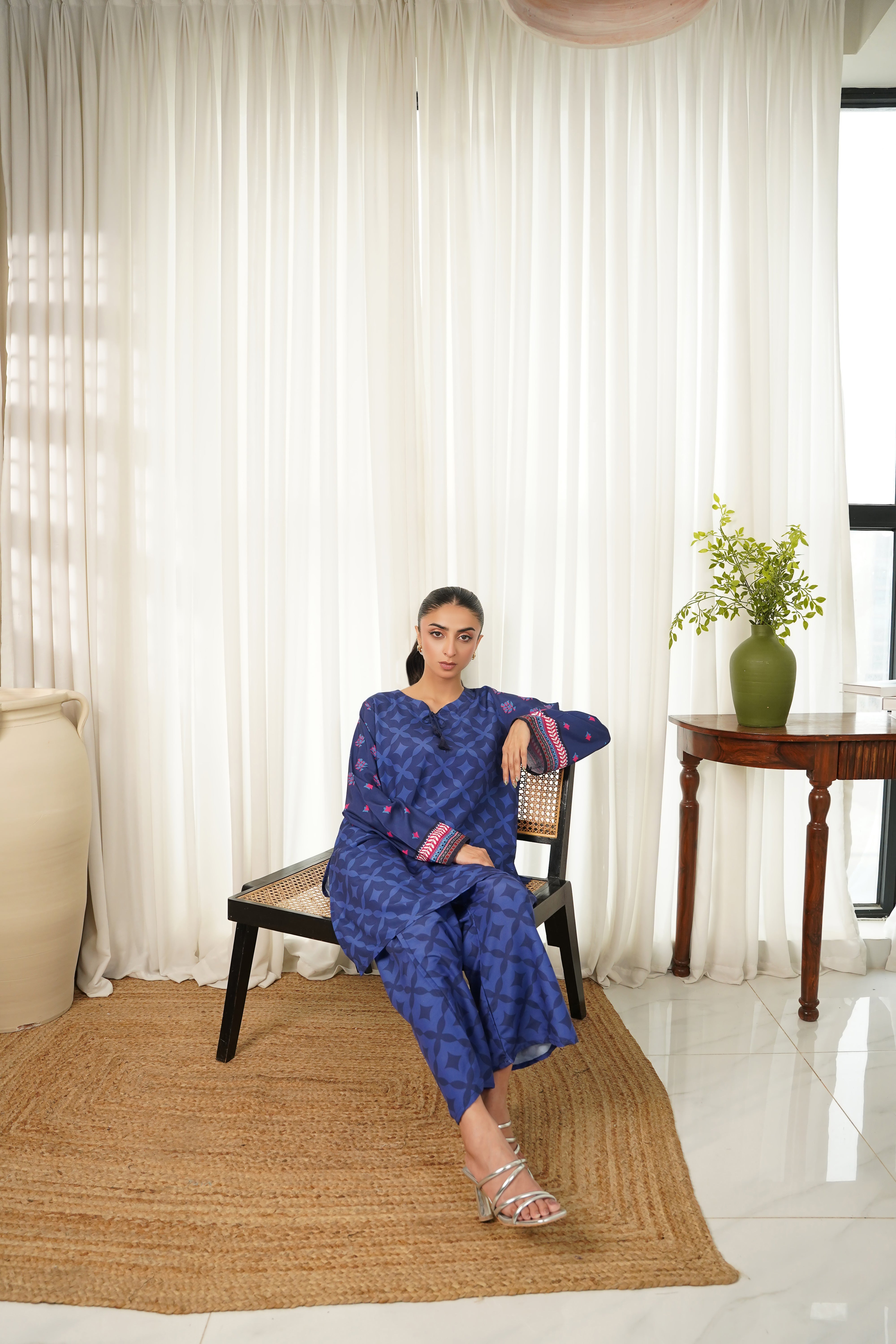 Dhaga Stitched 2 Piece Poly Cambric Collection'2025-Lennie