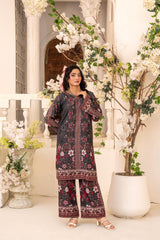 Zar E Gul By Abeera Stitched 2 Piece Poly Lawn Collection'2025-ZG-05