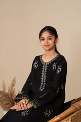 Khayat Stitched Co Ords Cambric Winter Kids Suit-Inkora - Winter