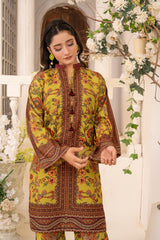 Zar E Gul By Abeera Stitched 2 Piece Poly Lawn Suit-ZG-08